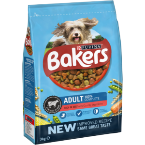 Bakers Adult Dog Rich In Beef With Country Vegetables 3kg