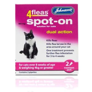 4fleas Spot-on Cat 2 Vial Pack