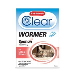 Bob Martin Dewormer Cat & Kitten Spot On 2 Tubes