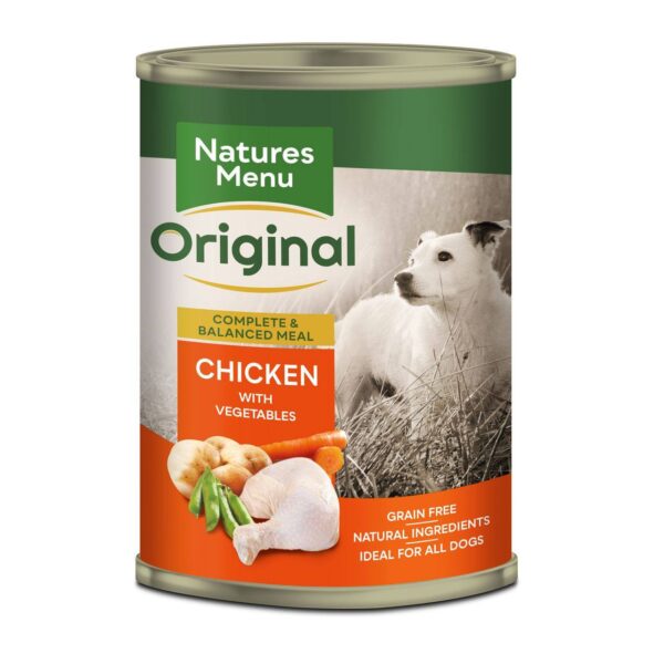 Natures Menu Dog Can Chicken With Veg 400g