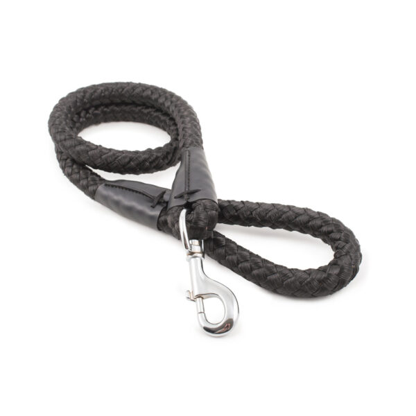 Ancol Nylon Super Rope Lead - Black