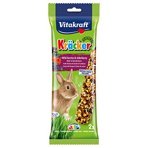Vitakraft Kräcker® Rabbit Wild Berries & Elderberry Stick - 2 Pack