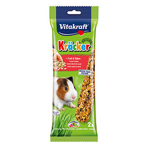 Vitakraft Kräcker® Guinea Pig Fruit-flakes - 2 Pack