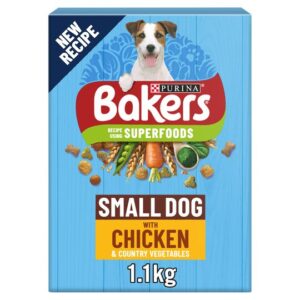 Bakers Adult Small Dog Rich In Chicken With Country Vegetables 1.1kg