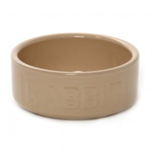 All Cane Lettered Rabbit Bowl 13cm (5")