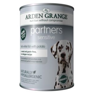 Arden Grange Partners Adult Sensitive Fresh White Fish With Potato 395g