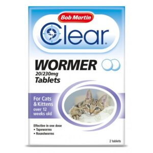 Bob Martin Dewormer Cat & Kitten 2in1 - 2 Tablets