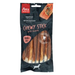 Pets Unlimited Chewy Sticks - With Salmon (8pc)