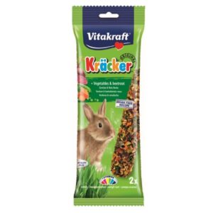 Vitakraft Kräcker® Rabbit Vegetable & Beetroot Stick - 2 Pack