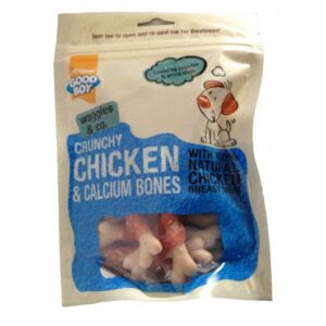 Good Boy Waggles & Co Crunchy - Chicken & Calcium Bones (100g)