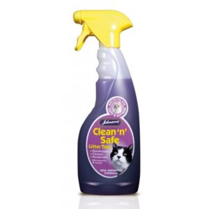 Johnson’s Veterinary Clean ‘n’ Safe Litter Tray Disinfectant 500ml Trigger