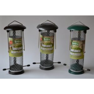 Supa Wild Bird Metal Sunflower Heart Feeder