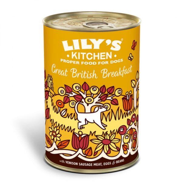 Lily's Kitchen Wet Dog Tin - Great British Breakfast (400g)