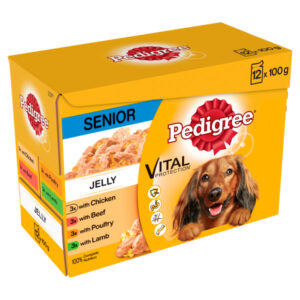 Pedigree Pouch Jelly Senior 12x100g