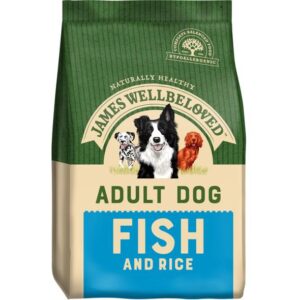 James Wellbeloved Adult Dog Maintenance Fish & Rice Kibble  – 2kg