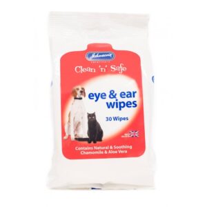 Johnson’s Veterinary Clean 'n' Safe Eye & Ear Wipes 30pk