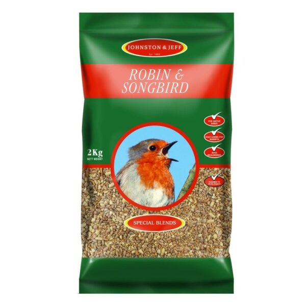 Johnston & Jeff Robin Mix With Insects 2kg