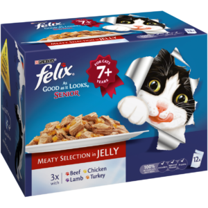 Felix As Good As It Looks Senior Meat 12X100G