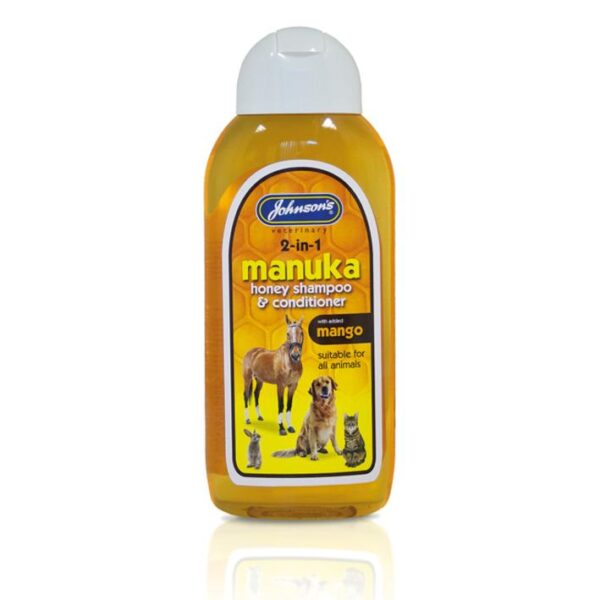 Johnson’s Veterinary Dog & Cat Manuka Honey Shampoo & Conditioner 200ml