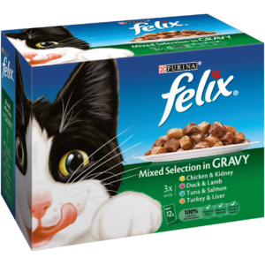 Felix Cat Food Mixed Selection In Gravy 12X100G