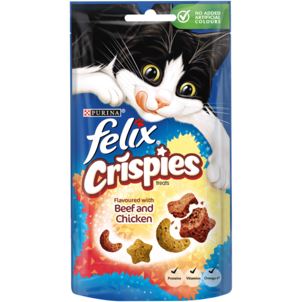 Felix Crispies - Beef And Chicken 45g