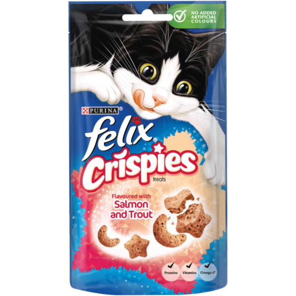 Felix Crispies - Salmon And Trout 45g