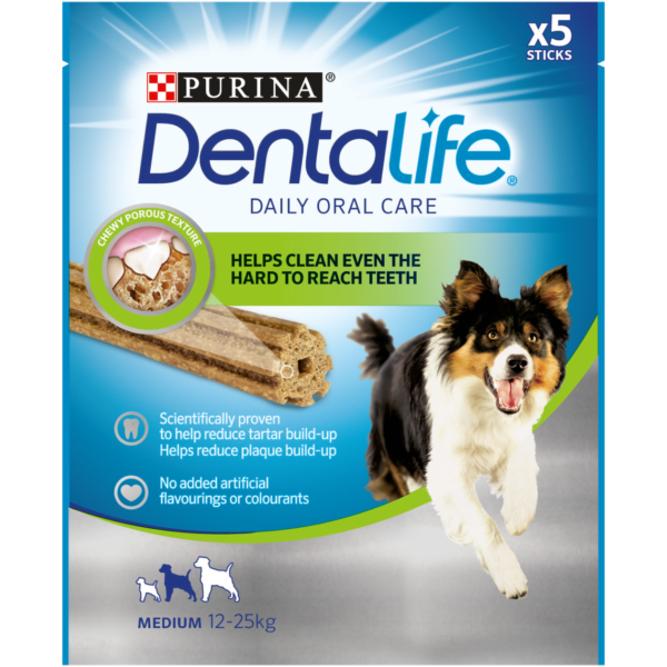 Purina Dentalife Daily Oral Care Chicken Chew Adult Medium - 5 Pack (115g)