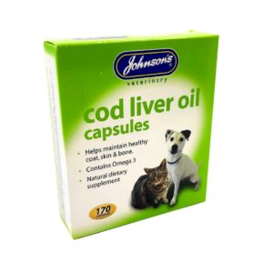 Johnson’s Veterinary Dog & Cat Cod Liver Oil 170 Capsules