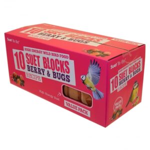 Suet To Go Blocks Berry & Bugs Value 10 Pack