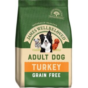 James Wellbeloved Adult Dog Maintenance Grain Free Turkey Kibble  – 1.5kg