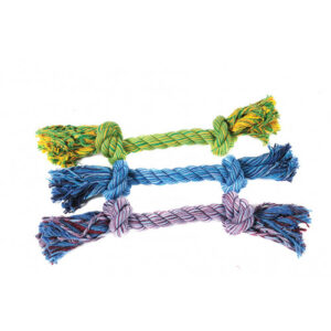 Happy Pet Flossin Fun 2 Knot Rope Chew - Small