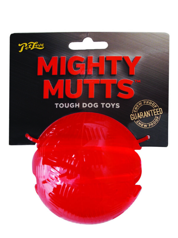 Petlove Mighty Mutts Rubber Ball - Large