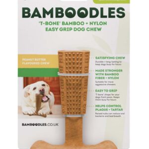 Bamboodles T-bone Peanut Butter Flavour - Medium (6")