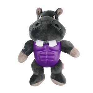 GiGwi Im Hero TPR Armor Hippo with Squeaker