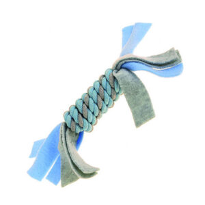 Happy Pet Little Rascals Fleecy Rope Coil Blue