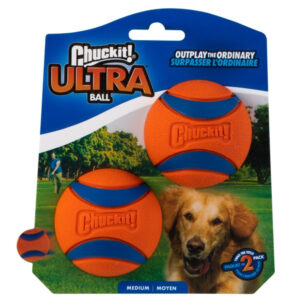 Chuckit Ultra Ball 2 Pack - Medium (6.5cm)