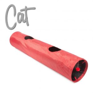 Acticat Play Tunnel - Red Polka (1.3m)