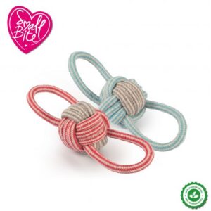 Ancol Small Bite Rope Ball Tugs