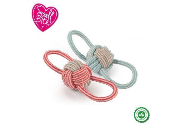 Ancol Small Bite Rope Ball Tugs