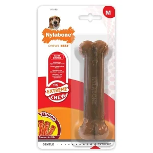 Nylabone Extreme Chew Extra Durable Bone Bacon - Medium