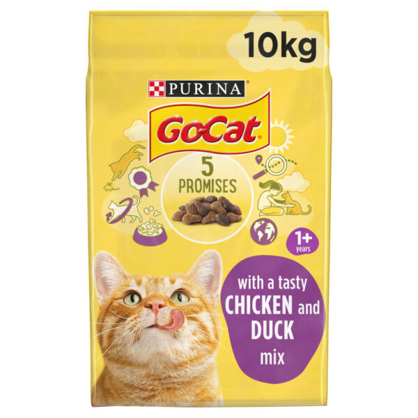 Go-Cat Adult Cat Food - Chicken And Duck (10kg)