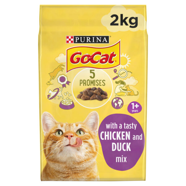 Go-Cat Adult Cat Food - Chicken And Duck (2kg)