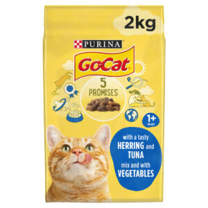 Go-Cat Adult Cat Food - Tuna, Herring And Veg (2kg)