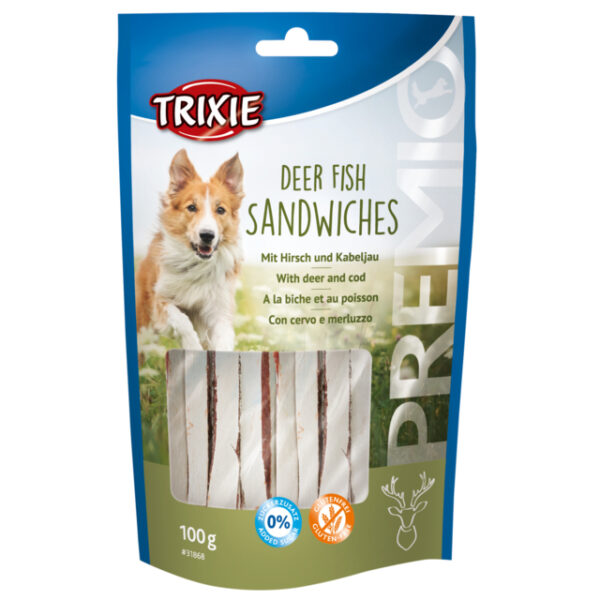 Trixie Premio - Deer Fish Sandwiches (100g)