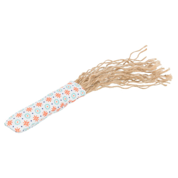 Roll With Tassels - Fabric/Jute (20cm)