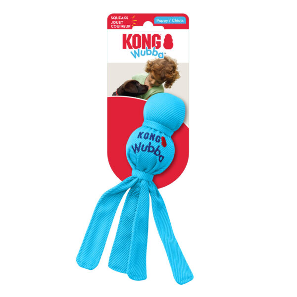 KONG Wubba Puppy Small (Blue/Pink)