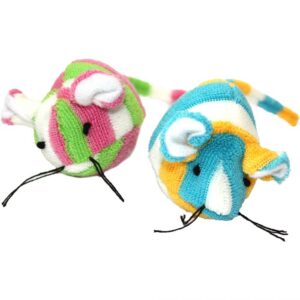 Happy Pet Candy Stripe Mice Cat Toy