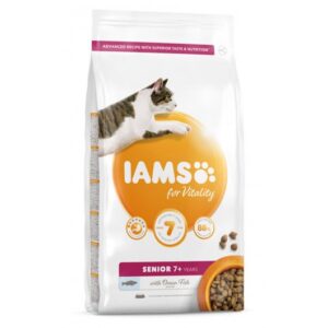 Iams Vitality Senior Cat Food - With Ocean Fish (2kg)