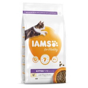 Iams Vitality Kitten Food - With Fresh Chicken (2kg)
