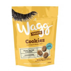 Wagg Cookie Bites - Peanut & Banana (125g)
